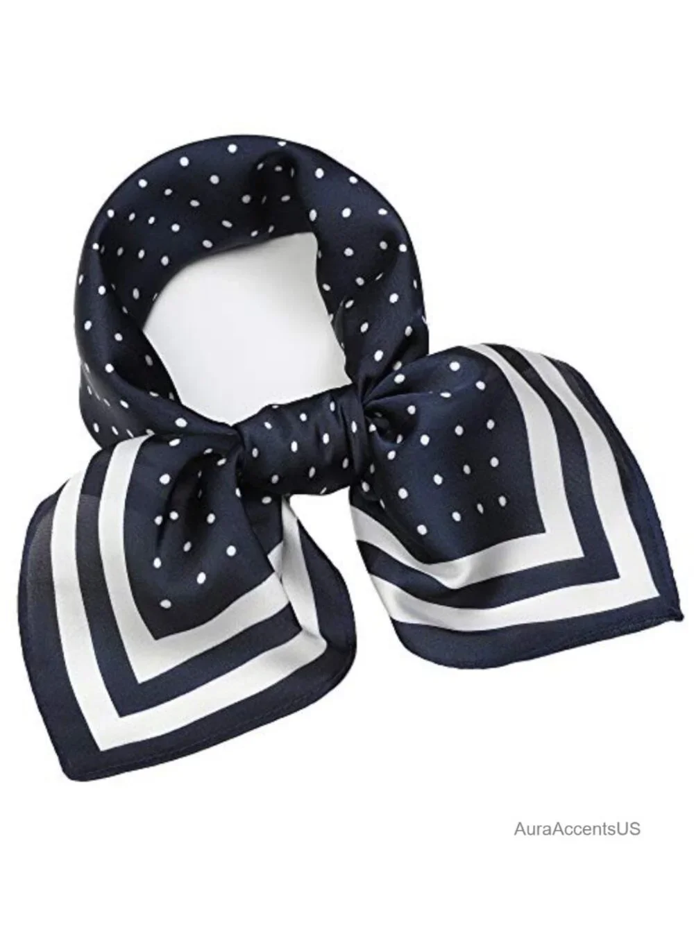 Silk Like Satin Square Fashion Scarf for Women 21x21